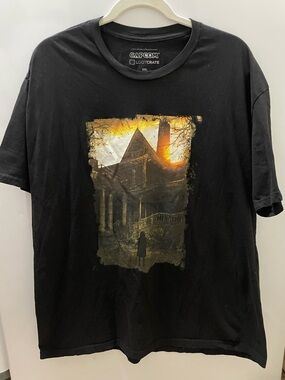 Resident Evil Biohazard 2016 T-Shirt Capcom Lootcrate Black Tee Size XXL 2XL